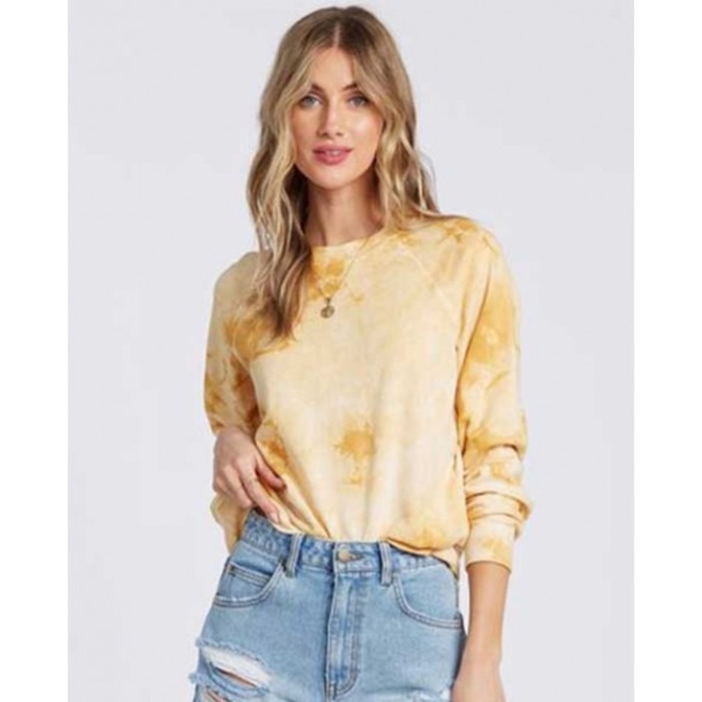 🔆BILLABONG🔆 TIE DYE SUN-STRUNK SWEATSHIRT - Picture 3 of 10